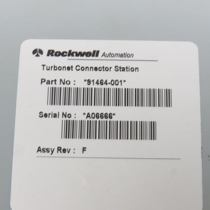 Rockwell Hoffmann 91464-001 Turbonet Connector Station 4x4x3 Electrical Enc.