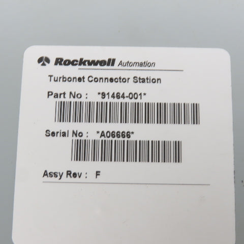 Rockwell Hoffmann 91464-001 Turbonet Connector Station 4x4x3 Electrical Enc.
