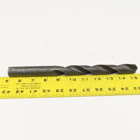 53/64" Coolant Thru 2 Flute HSS Spiral Drill Bit 11" OAL