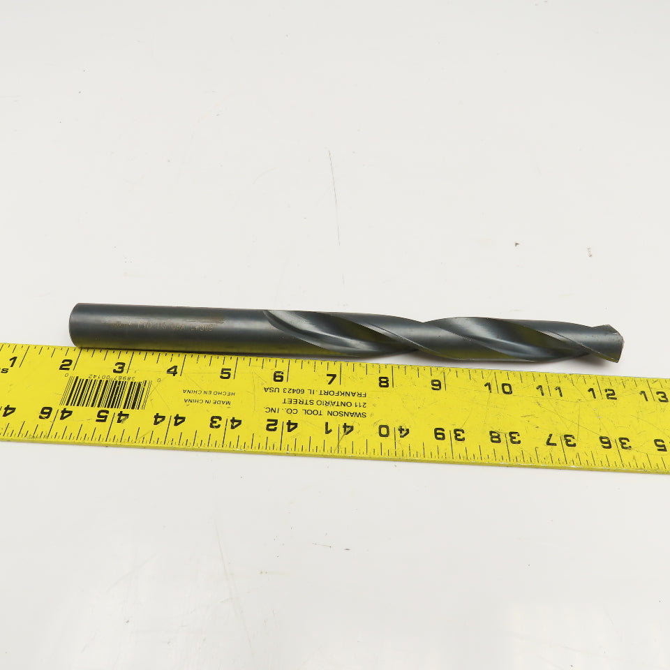 Precision Twist Drill 55/64" Coolant Thru 2 Flute HSS Spiral Drill Bit 11" OAL