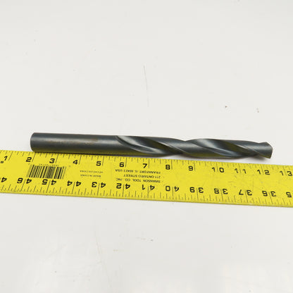 Precision Twist Drill 55/64" Coolant Thru 2 Flute HSS Spiral Drill Bit 11" OAL