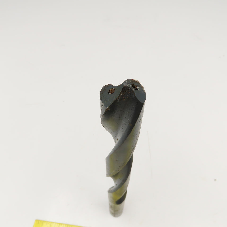 Precision Twist Drill 55/64" Coolant Thru 2 Flute HSS Spiral Drill Bit 11" OAL