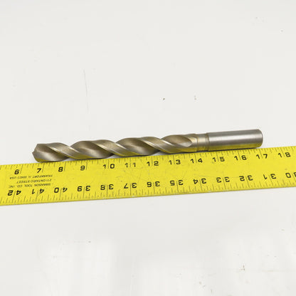 55/64" Coolant Thru 2 Flute HSS Spiral Drill Bit 11" OAL