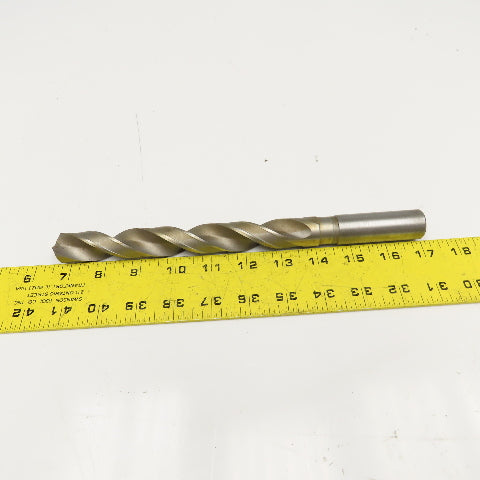 55/64" Coolant Thru 2 Flute HSS Spiral Drill Bit 11" OAL