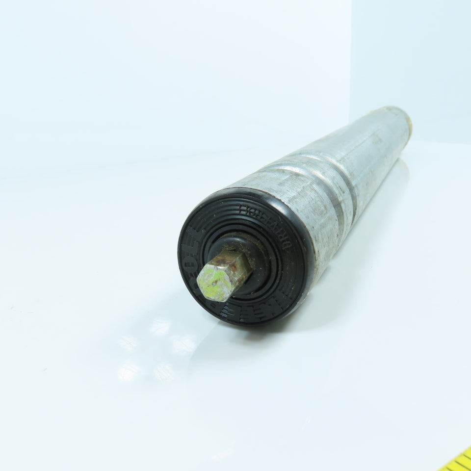Interroll 77481 1.9" OD Powered Conveyor Roller 16-3/4" Face 17.5" BF 24VDC