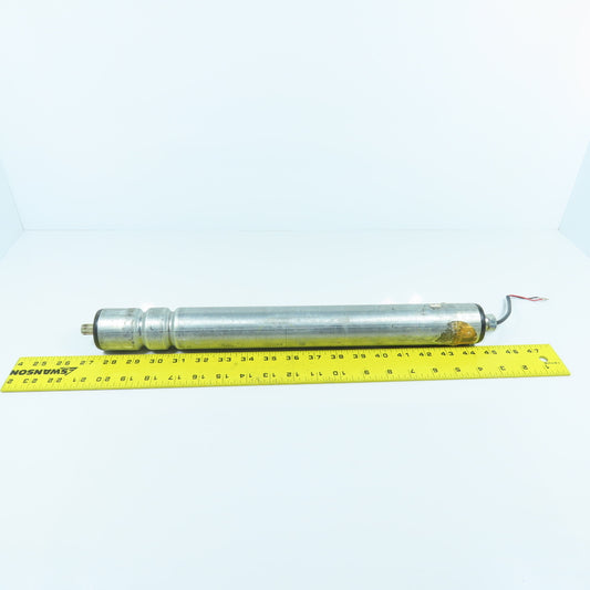 Interroll 77481 1.9" OD Powered Conveyor Roller 16-3/4" Face 17.5" BF 24VDC