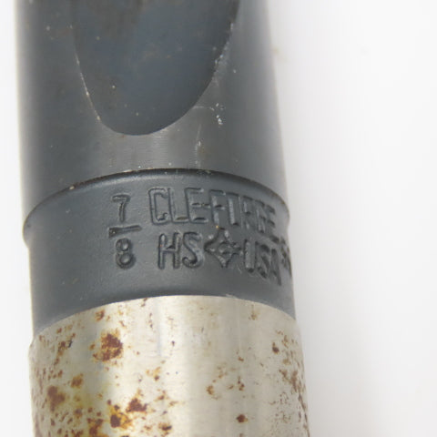 Cleforge 7/8" Coolant Thru 2 Flute HSS Spiral Drill Bit 11" OAL