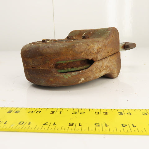 ElectroLift M-1046-A 3000LB Wire Rope Hoist Swivel Single Sheave Hook Block