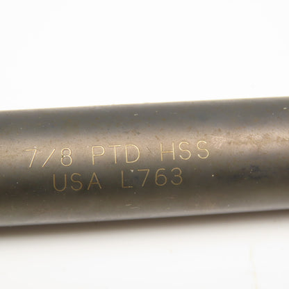 Precision Twist Drill 7/8" Coolant Thru 2 Flute HSS Spiral Drill Bit 11" OAL