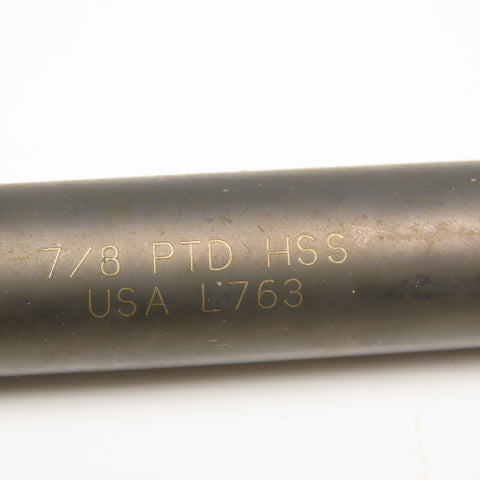 Precision Twist Drill 7/8" Coolant Thru 2 Flute HSS Spiral Drill Bit 11" OAL