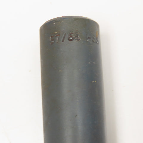 57/64" Coolant Thru 2 Flute HSS Spiral Drill Bit 11" OAL