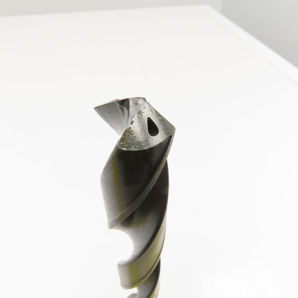 57/64" Coolant Thru 2 Flute HSS Spiral Drill Bit 11" OAL