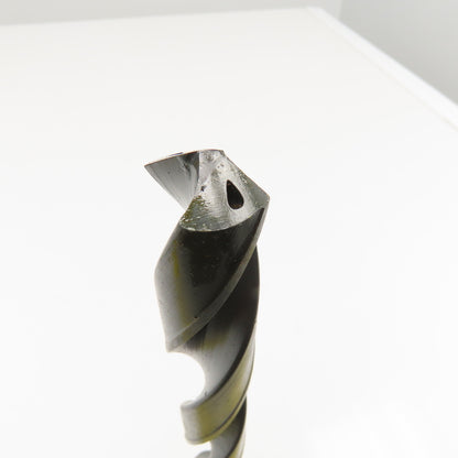 57/64" Coolant Thru 2 Flute HSS Spiral Drill Bit 11" OAL