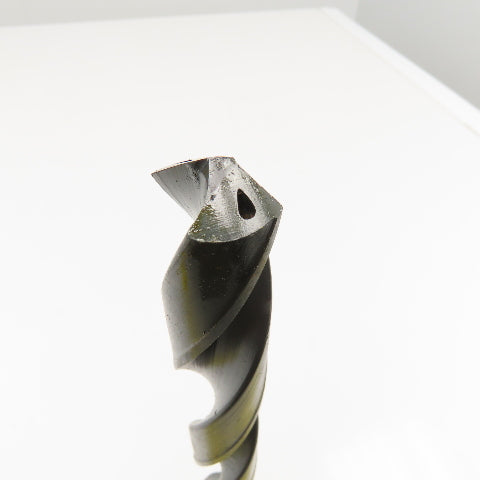57/64" Coolant Thru 2 Flute HSS Spiral Drill Bit 11" OAL