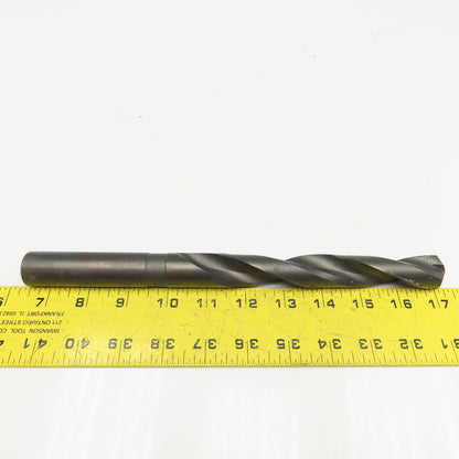 Cleforge 57/64" Coolant Thru 2 Flute HSS Spiral Drill Bit 11" OAL