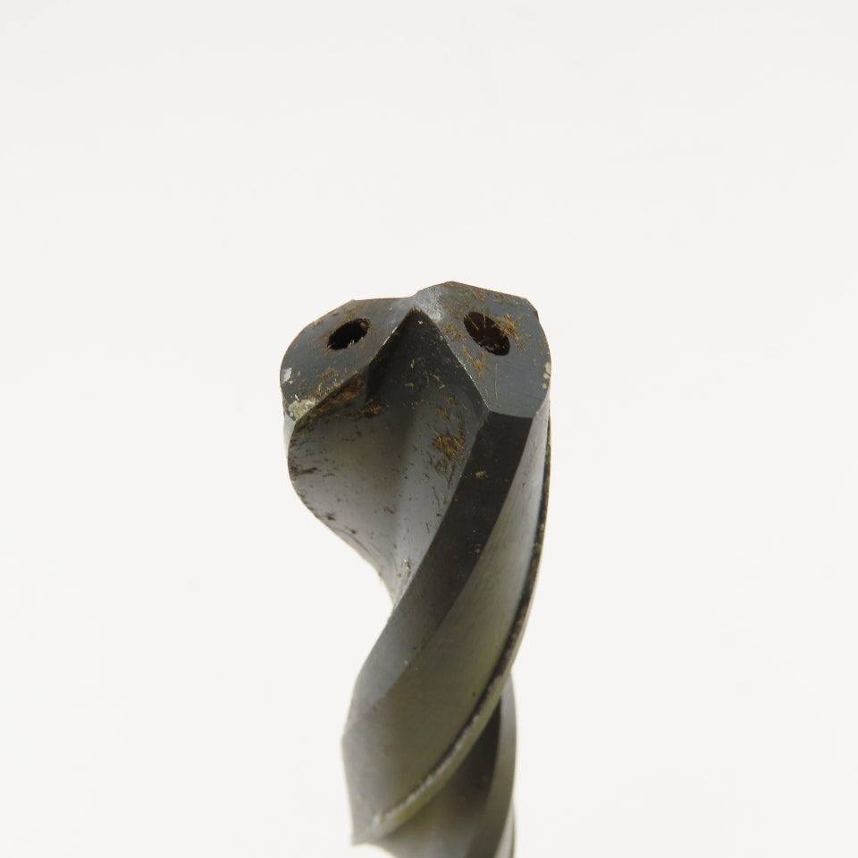 Cleforge 57/64" Coolant Thru 2 Flute HSS Spiral Drill Bit 11" OAL