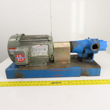 Viking HL4195 3HP Internal Gear Pump 580GPM 230/460V 3PH 250PSI 1-1/2" Tested