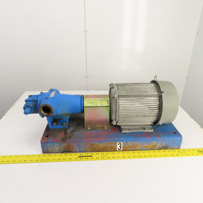 Viking HL4195 3HP Internal Gear Pump 580GPM 230/460V 3PH 250PSI 1-1/2" Tested