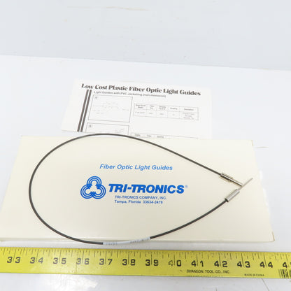 TRI-TRONICS F-W24PP Fiber Optic Light Guide .040 Fiber Dia .060 Sensing Tip O.D.