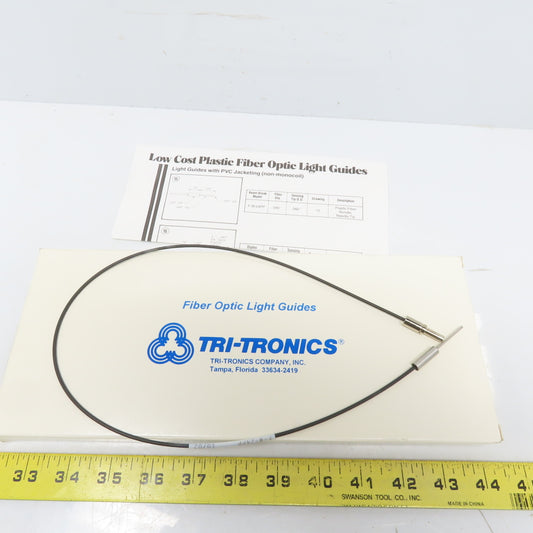 TRI-TRONICS F-W24PP Fiber Optic Light Guide .040 Fiber Dia .060 Sensing Tip O.D.