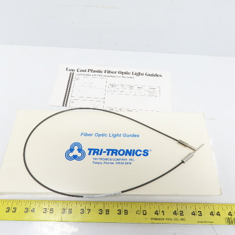 TRI-TRONICS F-W24PP Fiber Optic Light Guide .040 Fiber Dia .060 Sensing Tip O.D.