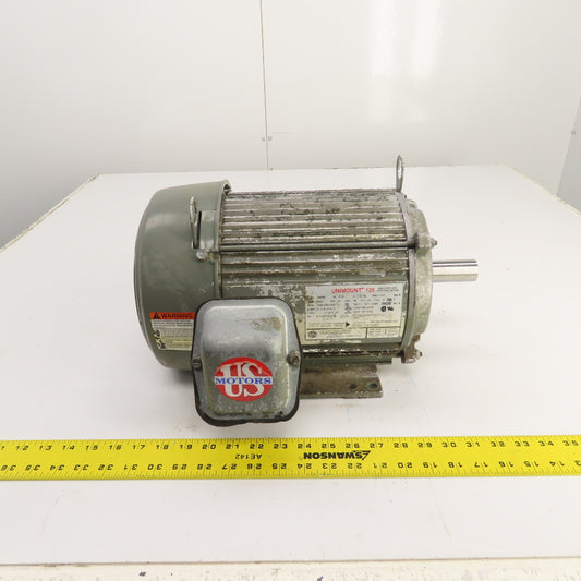 US Electrical A899A 3HP Electric Motor 208-230/460V 3PH 1750RPM 182T Tested