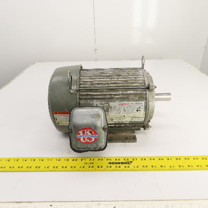 US Electrical A899A 3HP Electric Motor 208-230/460V 3PH 1750RPM 182T Tested