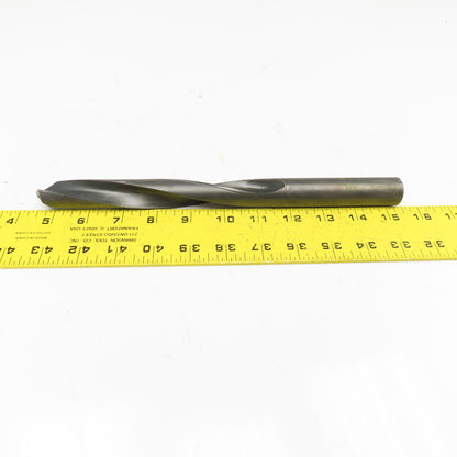57/64" Coolant Thru 2 Flute Spiral Drill Bit 11" OAL