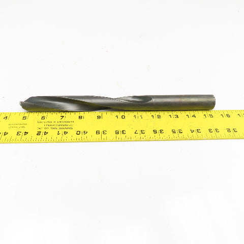 57/64" Coolant Thru 2 Flute Spiral Drill Bit 11" OAL