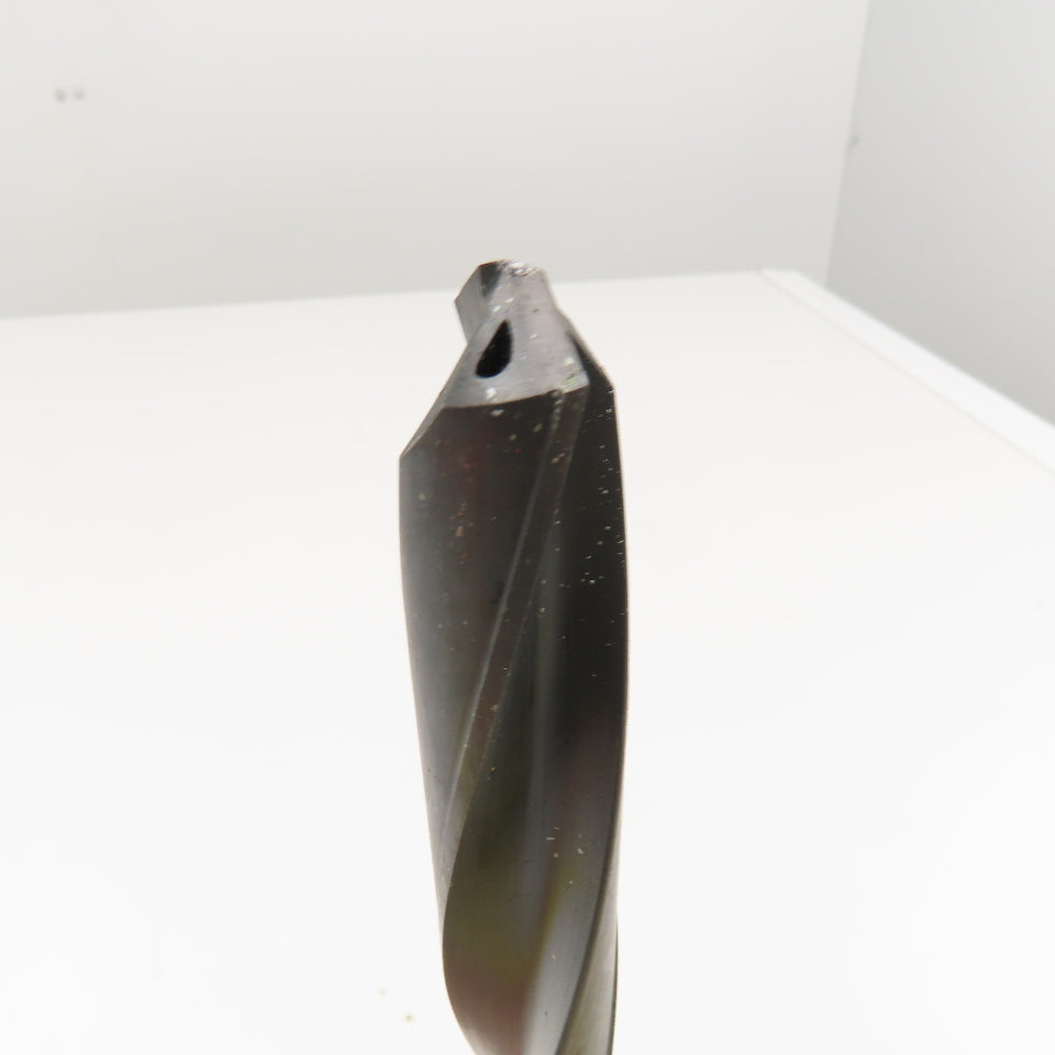 57/64" Coolant Thru 2 Flute Spiral Drill Bit 11" OAL