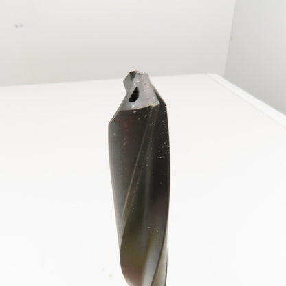 57/64" Coolant Thru 2 Flute Spiral Drill Bit 11" OAL