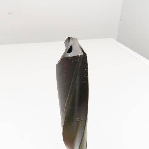57/64" Coolant Thru 2 Flute Spiral Drill Bit 11" OAL