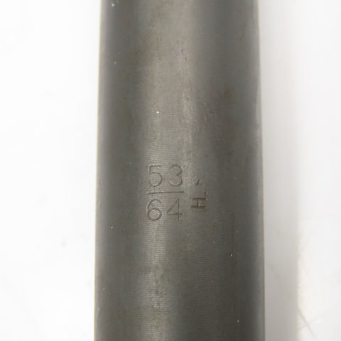 53/64" Coolant Thru 2 Flute Spiral Drill Bit 10-1/2" OAL
