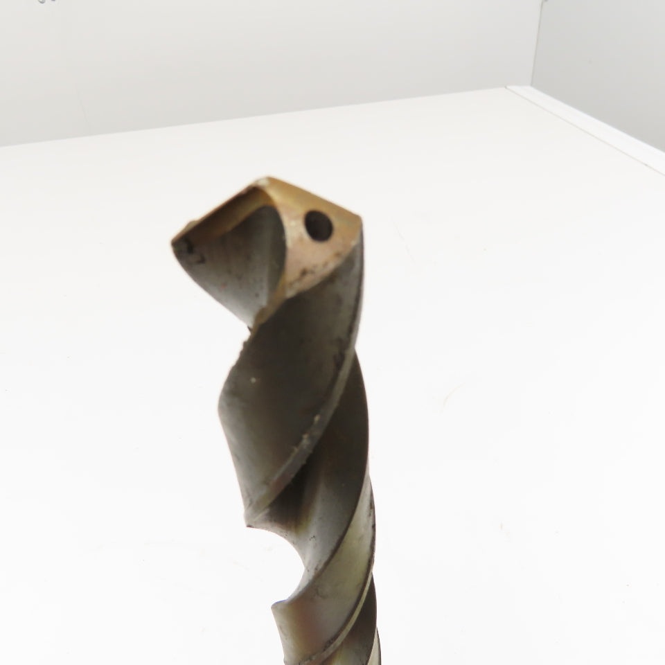 53/64" Coolant Thru 2 Flute Spiral Drill Bit 10-1/2" OAL