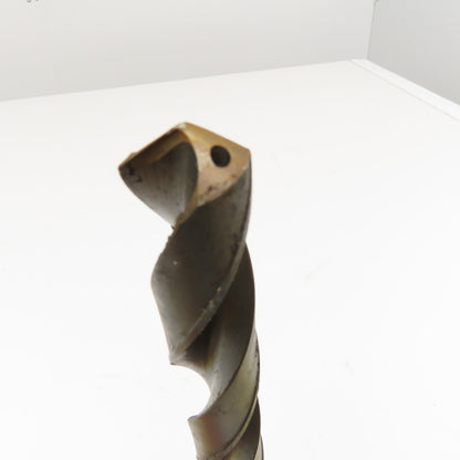 53/64" Coolant Thru 2 Flute Spiral Drill Bit 10-1/2" OAL