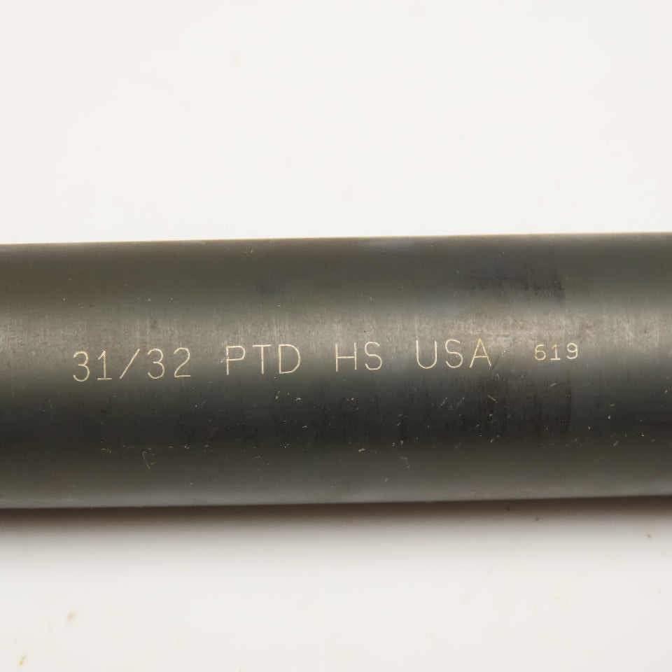 Precision Twist Drill 31/32" Coolant Thru 2 Flute Spiral Drill Bit 11" OAL