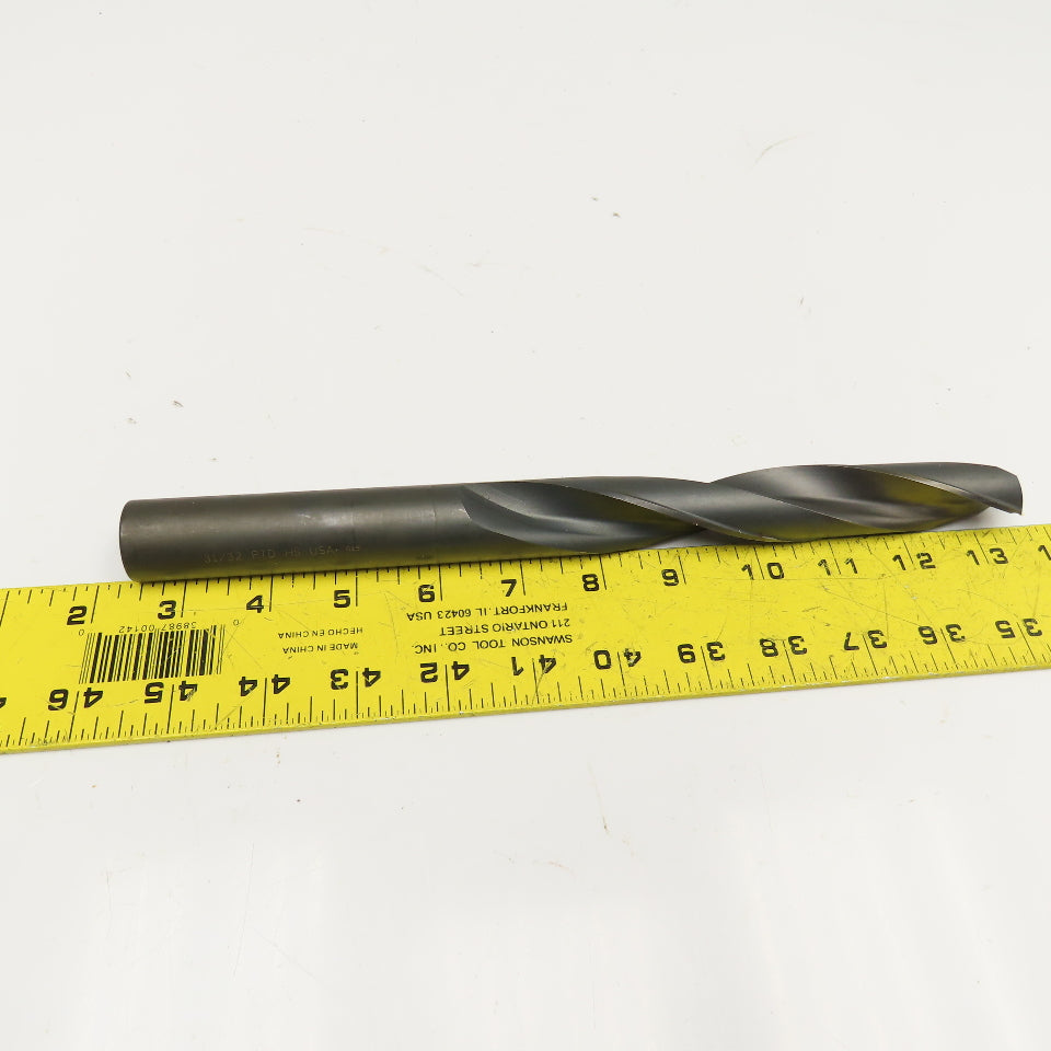 Precision Twist Drill 31/32" Coolant Thru 2 Flute Spiral Drill Bit 11" OAL