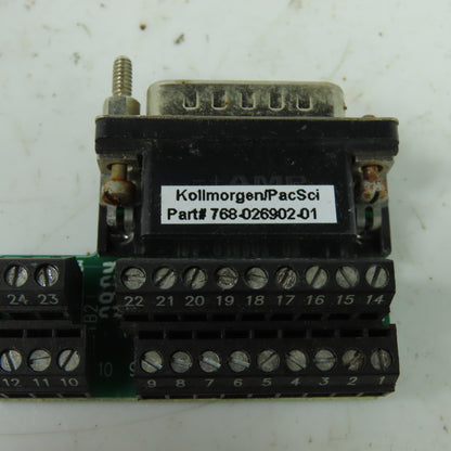 Kollmorgen 768-026902-01 Terminal Board 26 Pin