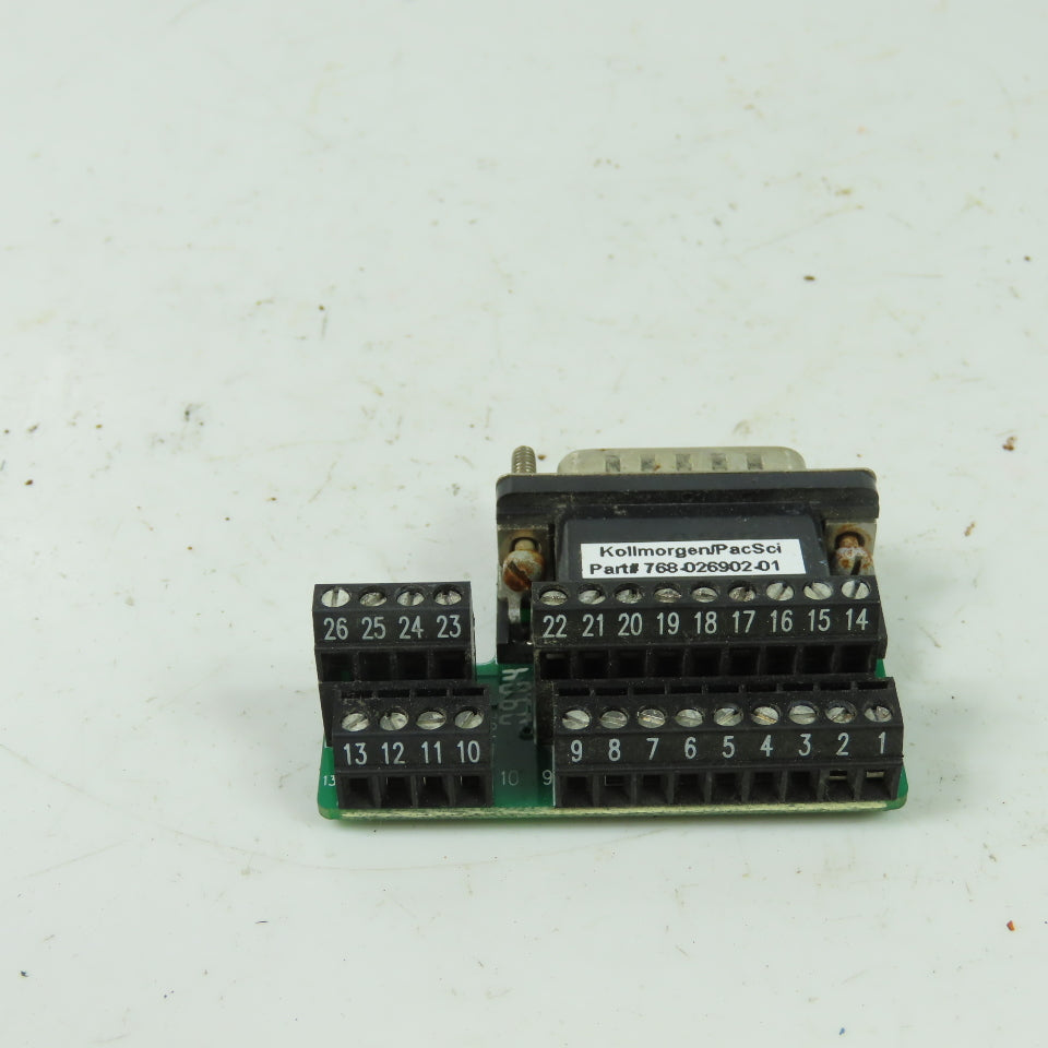 Kollmorgen 768-026902-01 Terminal Board 26 Pin
