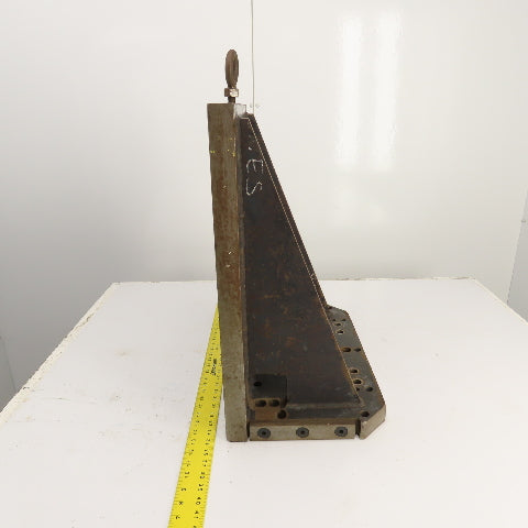 19"x 22" Right Angle Steel Set-Up Threaded Fixture Work Holding Plate 1.5" Thick