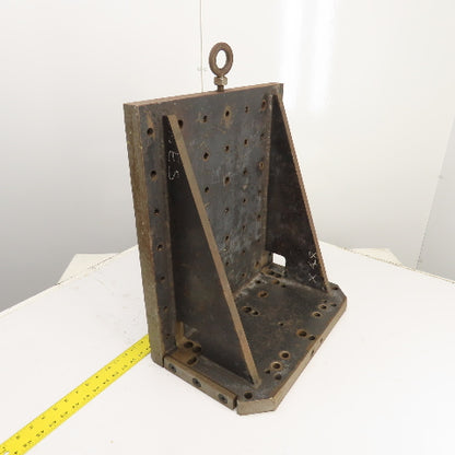 19"x 22" Right Angle Steel Set-Up Threaded Fixture Work Holding Plate 1.5" Thick