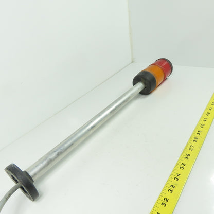 Werma 840 080 00 2 Section Light Tower Stack Red Amber