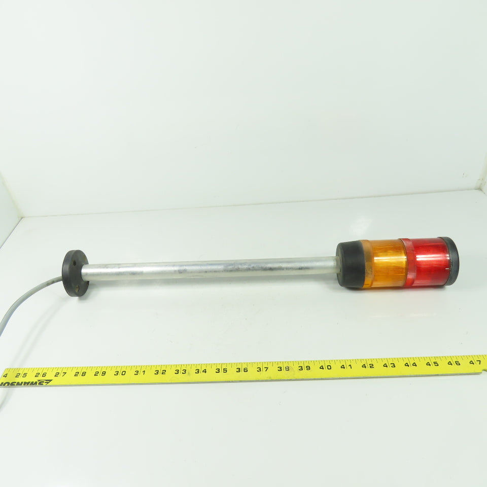 Werma 840 080 00 2 Section Light Tower Stack Red Amber
