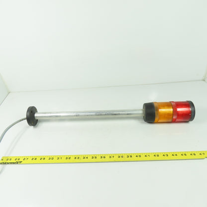 Werma 840 080 00 2 Section Light Tower Stack Red Amber