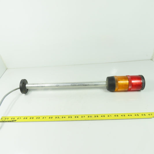 Werma 840 080 00 2 Section Light Tower Stack Red Amber