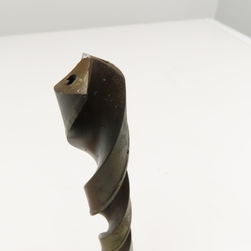 53/64" Coolant Thru 2 Flute Spiral Drill Bit 10-1/2" OAL