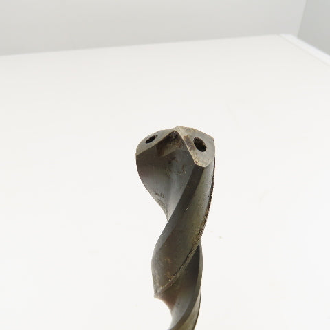 George Whalley 53/64" Coolant Thru 2 Flute Spiral Drill Bit 10-1/2" OAL