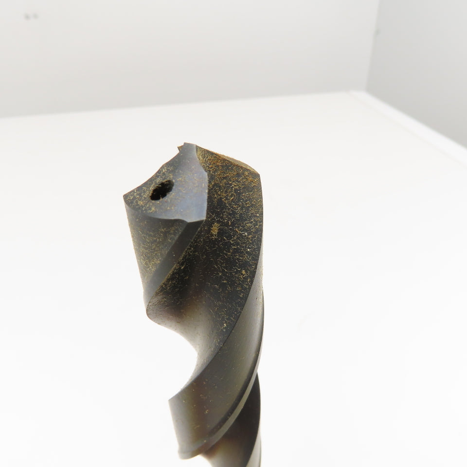 Michigan Drill 57/64" Coolant Thru 2 Flute Twist Drill 10-1/2" OAL