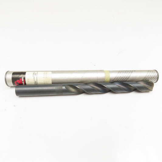 Michigan Drill 57/64" Coolant Thru 2 Flute Twist Drill 10-1/2" OAL