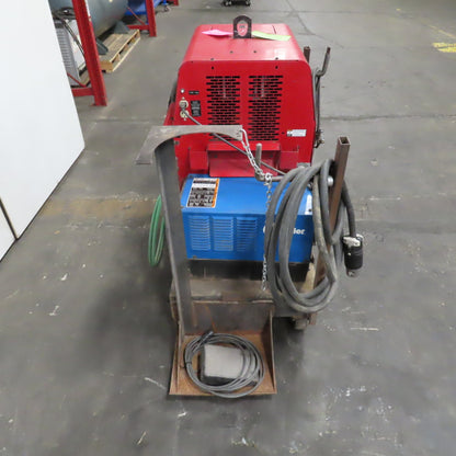 Lincoln Precision TIG 275 Welder 230/460V 1PH Foot Pedal & Cart & Miller Cooler